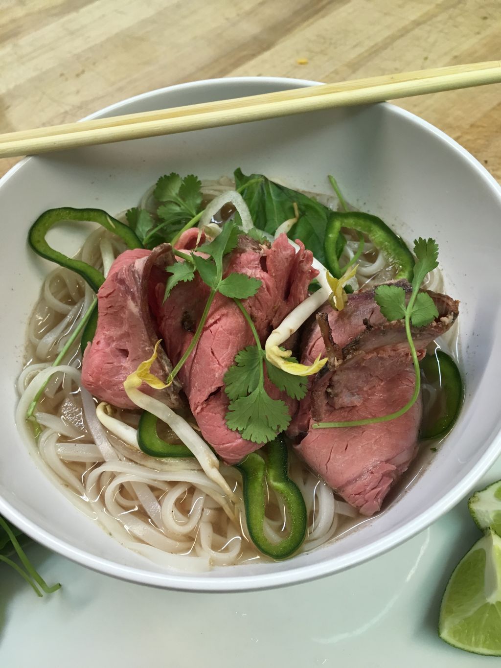 Pho with bone broth