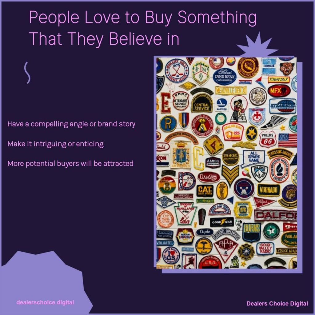 People buy what they believe in.  If you convince 