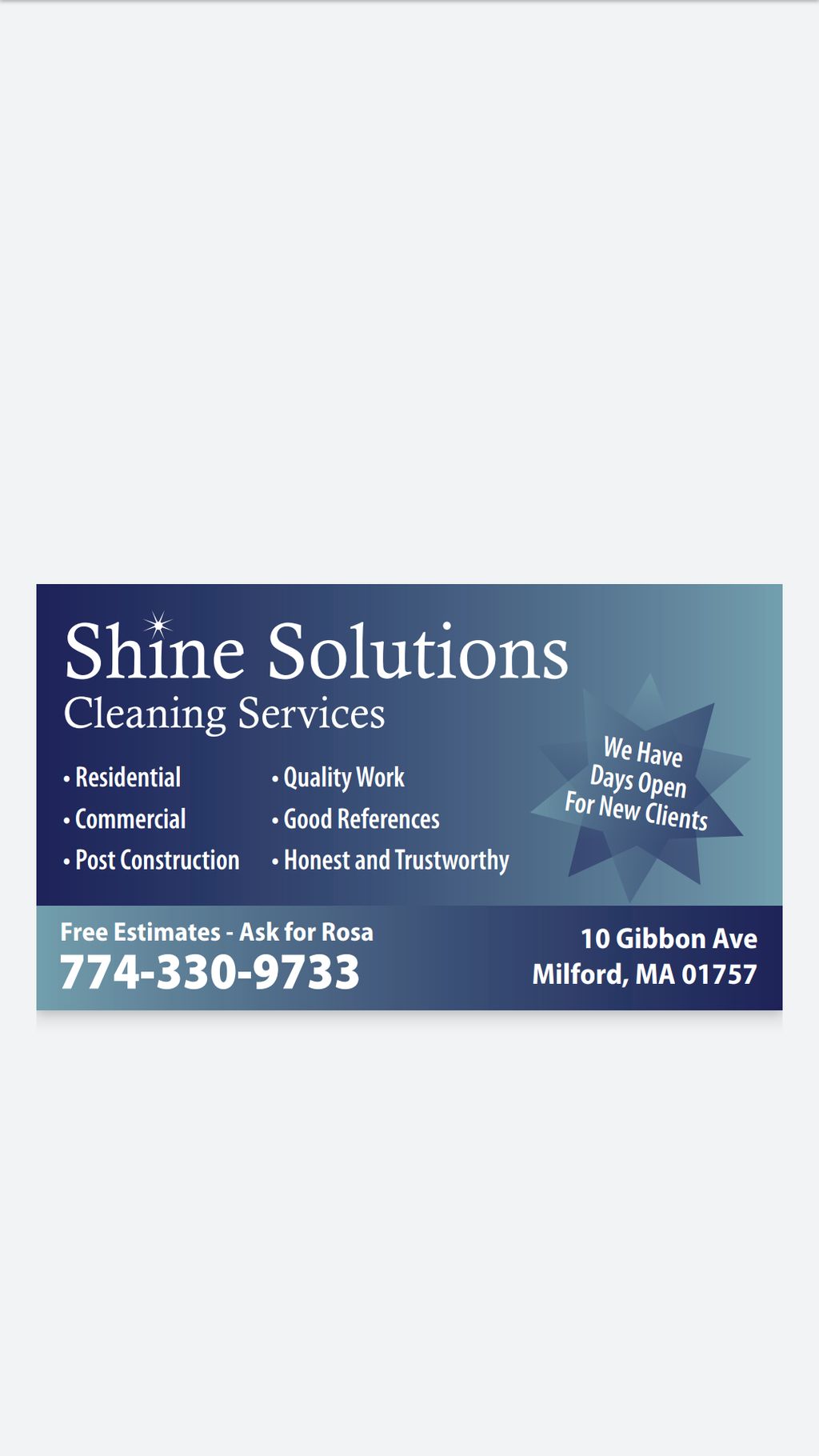 Shine Solutions