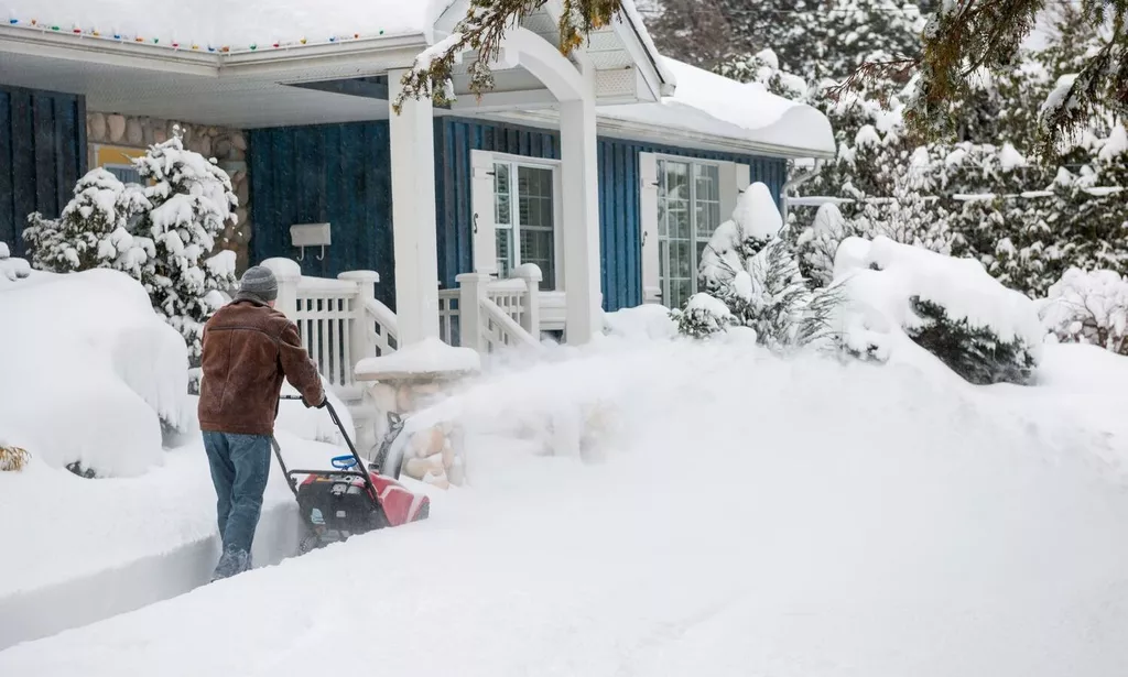 snow plowing winter maintenance