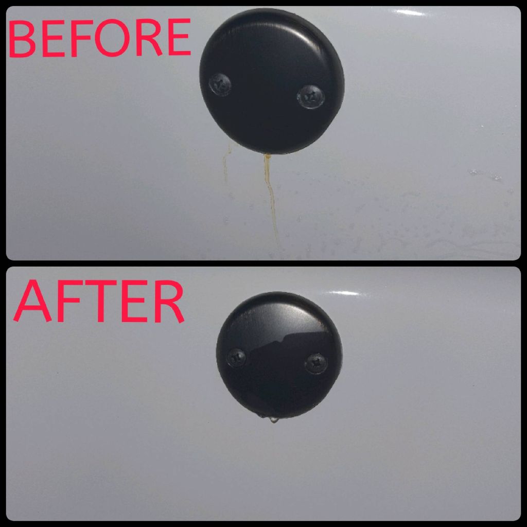 Rust removal from well water tub
