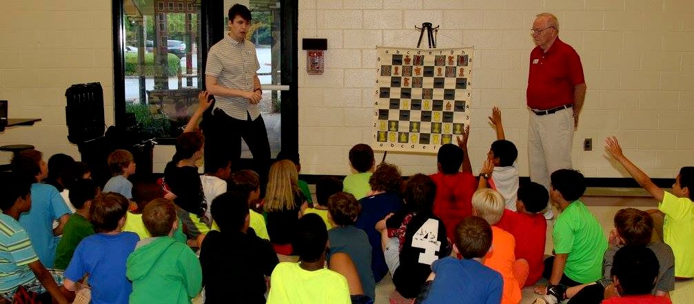 A group lesson at Kidchess with Coach John!