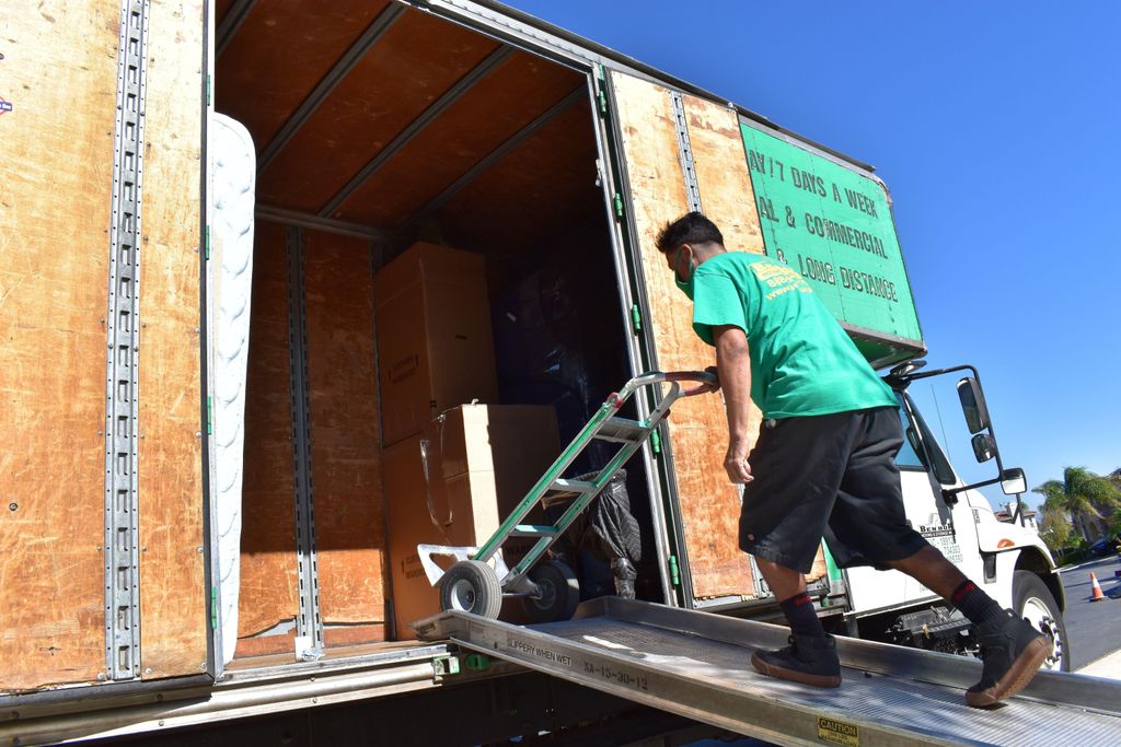 Loading the truck