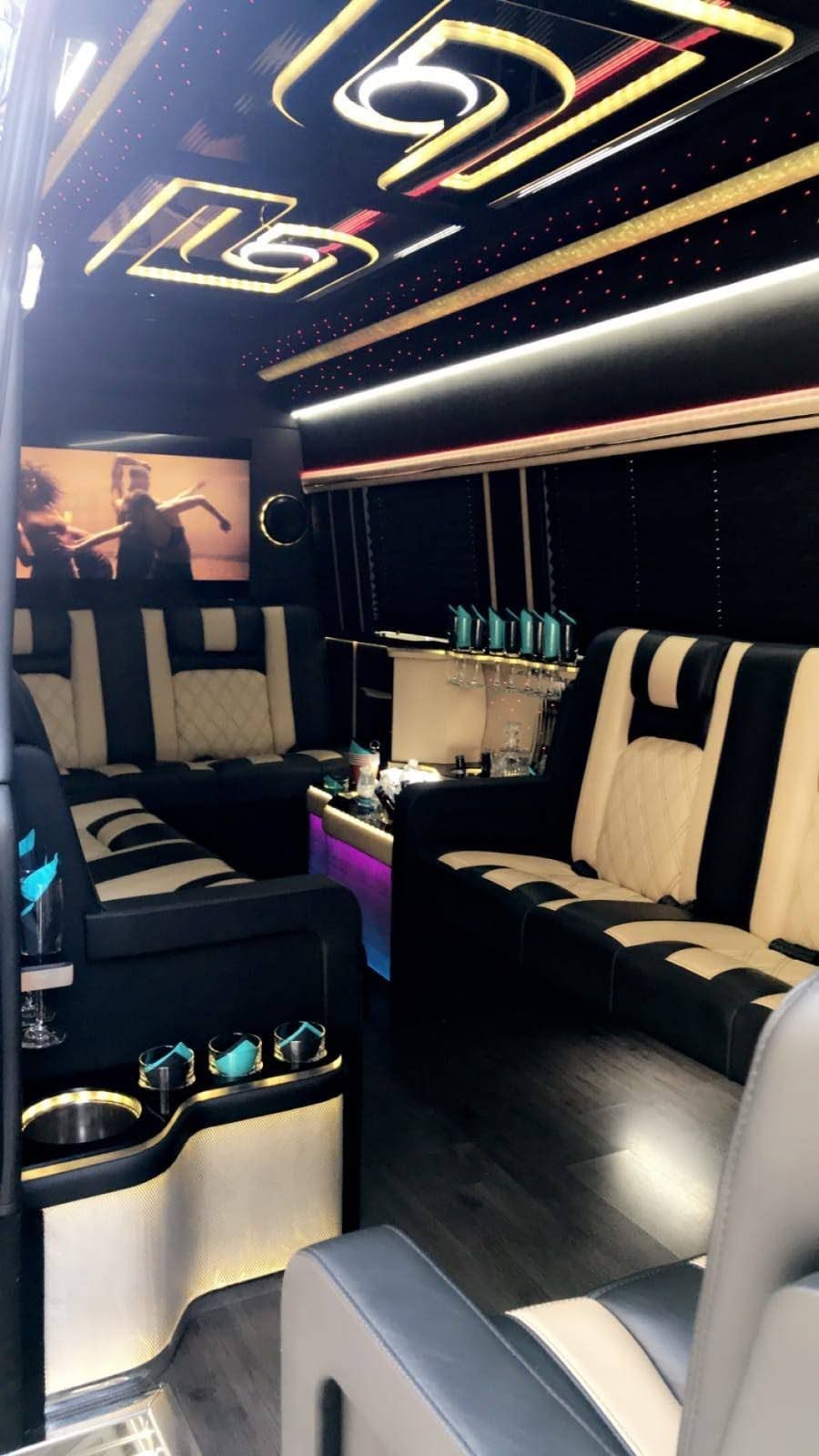 14 passenger Limo style sprinter Mercedes 2019