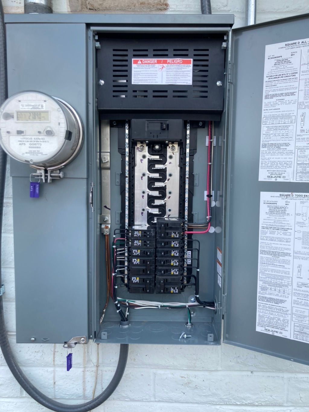 New service panel install