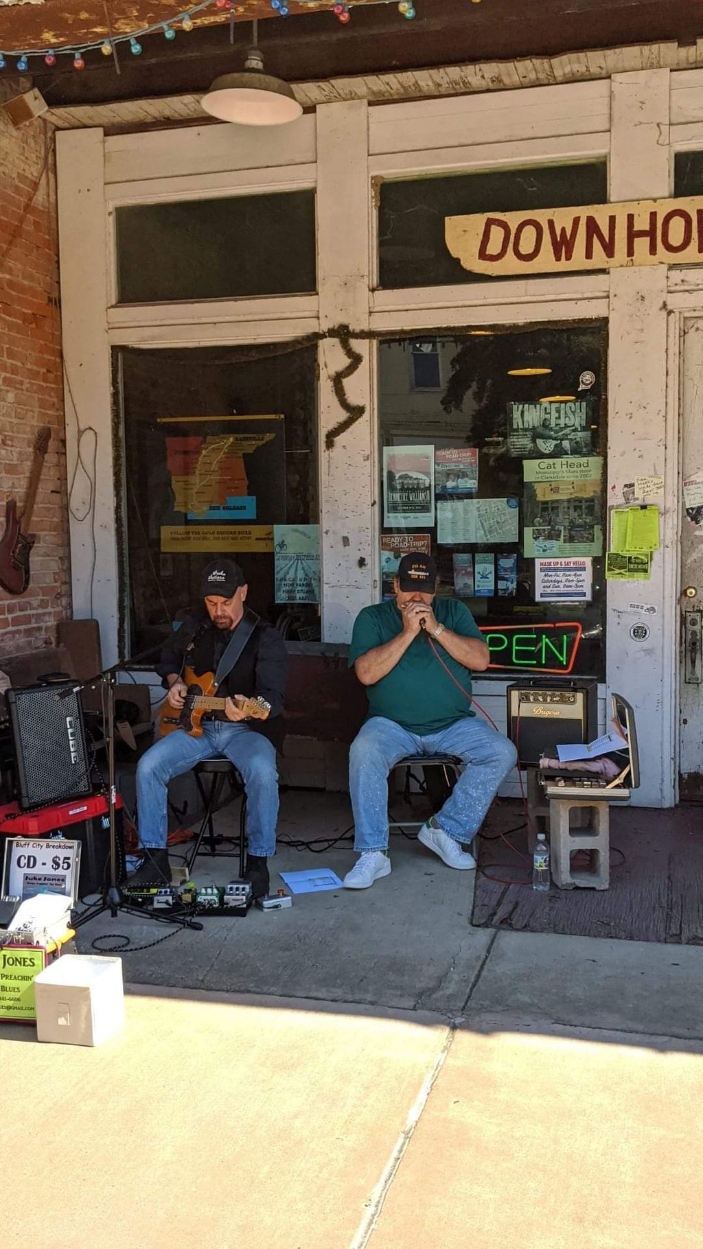 Juke Jones and Michael Webster at Cat Head Delta B