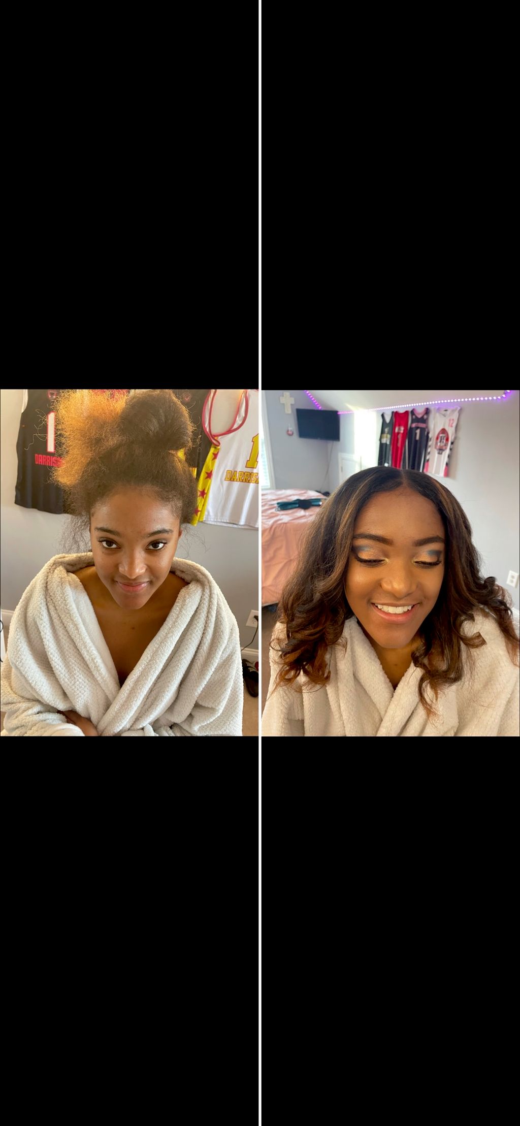 Hair + Full Face Coverage- Homecoming