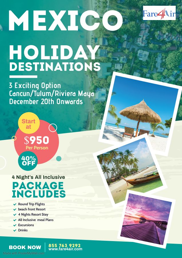 Discounted packages to Mexico