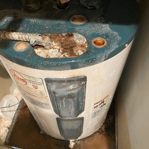 A few days ago, our water heater began leaking wat