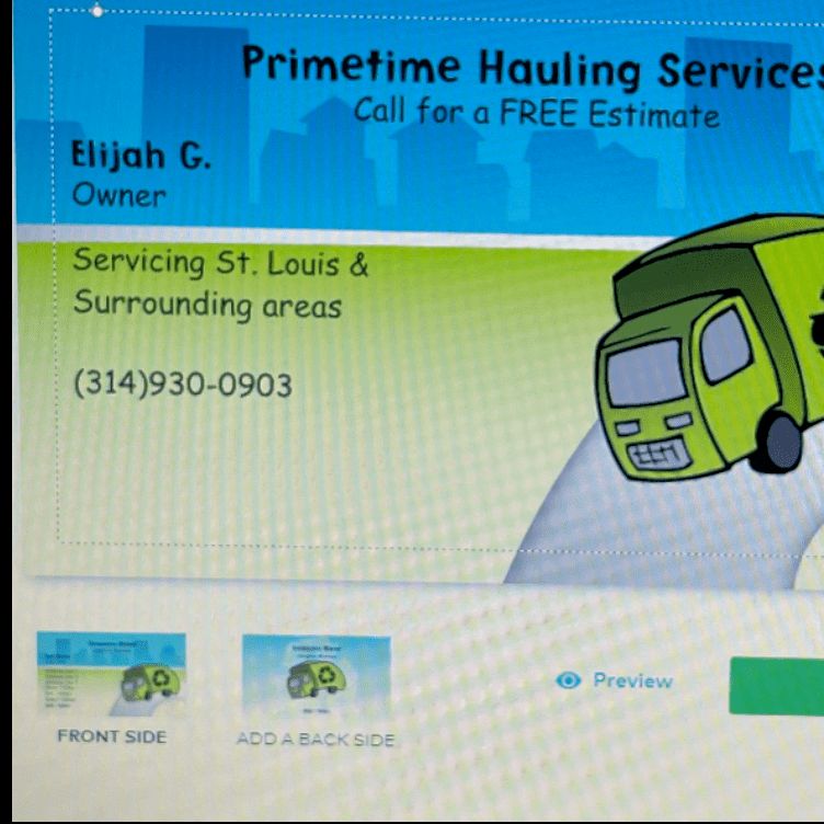 PrimeTime Moving & Hauling Services