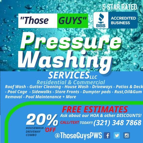 Those Guys Pressure Washing Services LLC