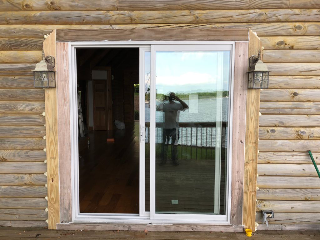 Installed new sliding porch door