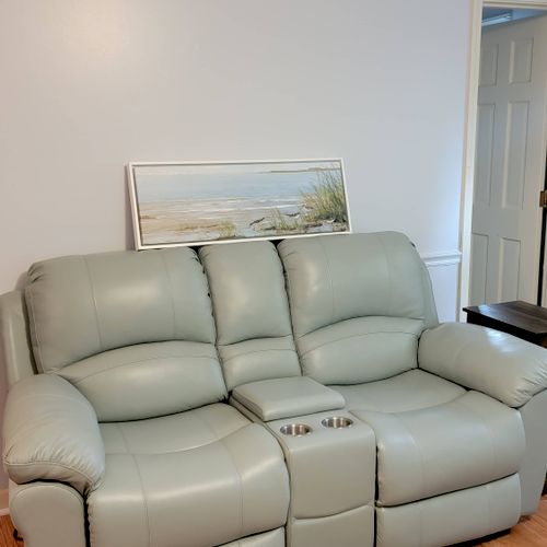 Sweatman Movers moved a loveseat recliner from one