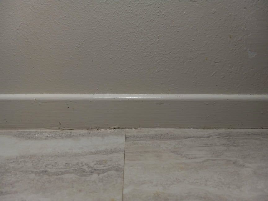 AFTER Trim wall floor