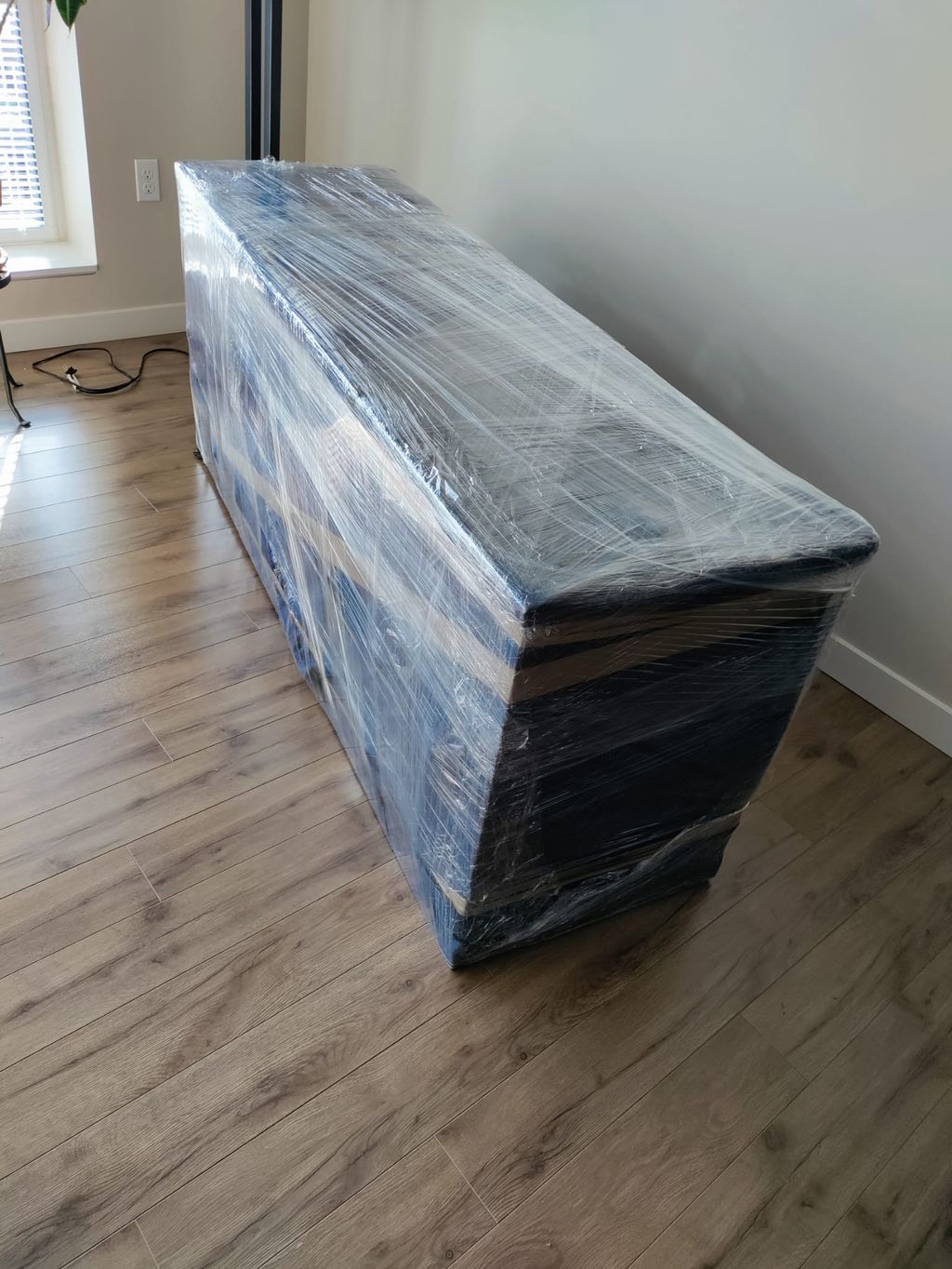 TV stand wrapped already 