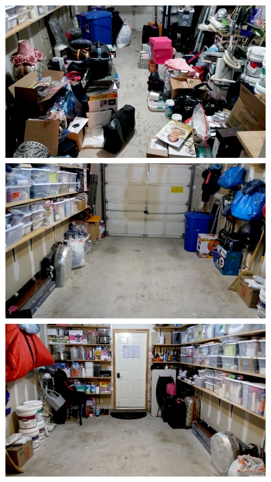 Before ( top). After ( middle & bottom).