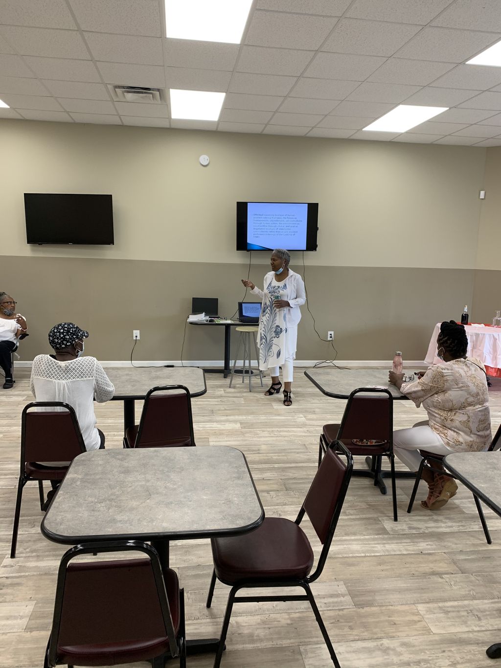 Corporate meeting, classroom