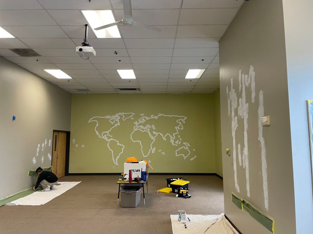 Quest Church 20x40 10-14ft ceiling 
Before Wall pa