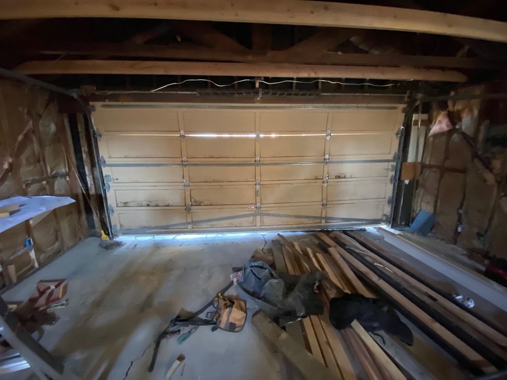 ADU garage conversion before photo