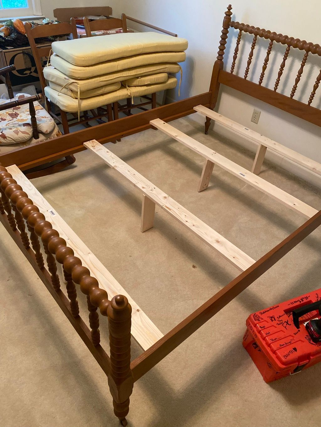 Customer called said her bed slats were broken. I 