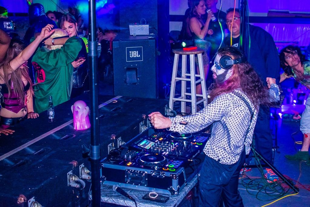 Halloween Event I threw and me DJing of course (: 