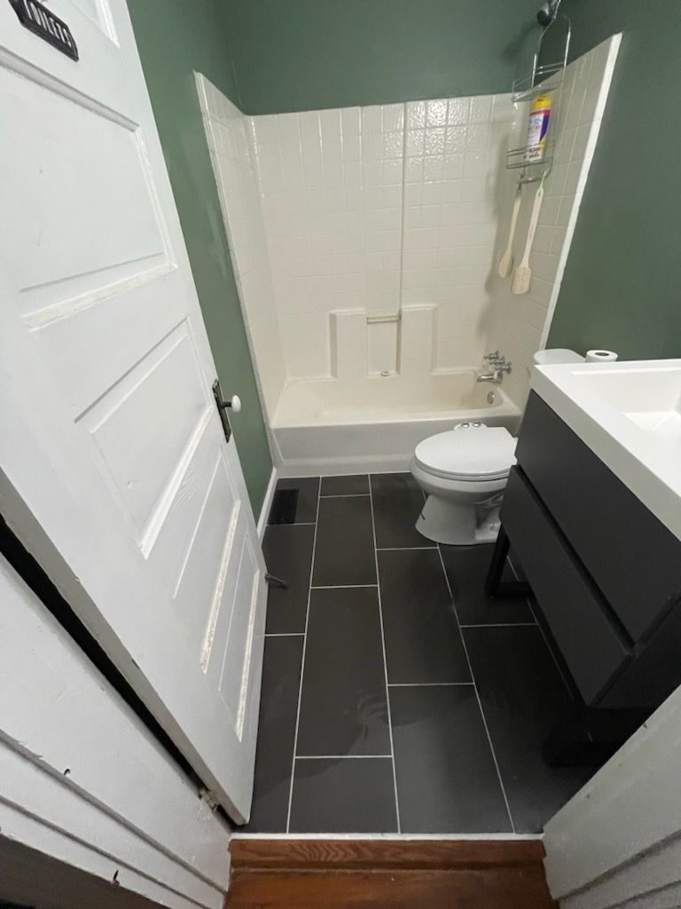 Bathroom after 