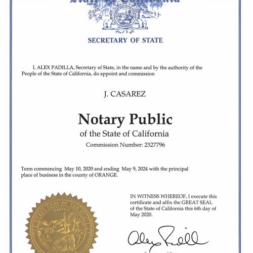 Notary Public Commission