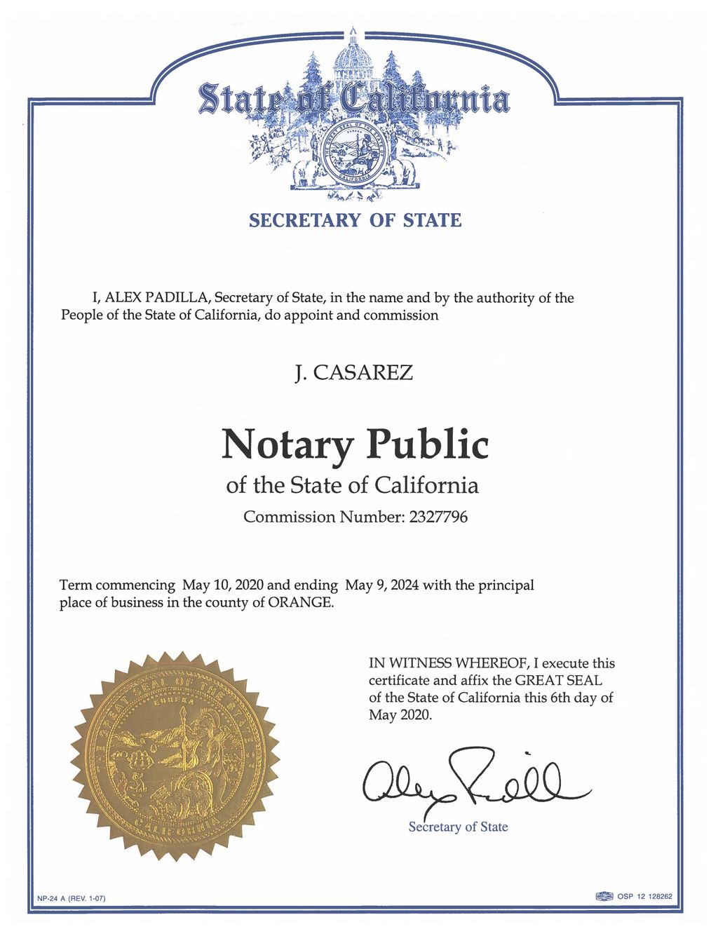 Notary Public Commission