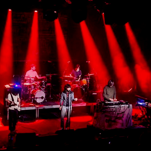 Live with The Fiery Furnaces -- double drums!