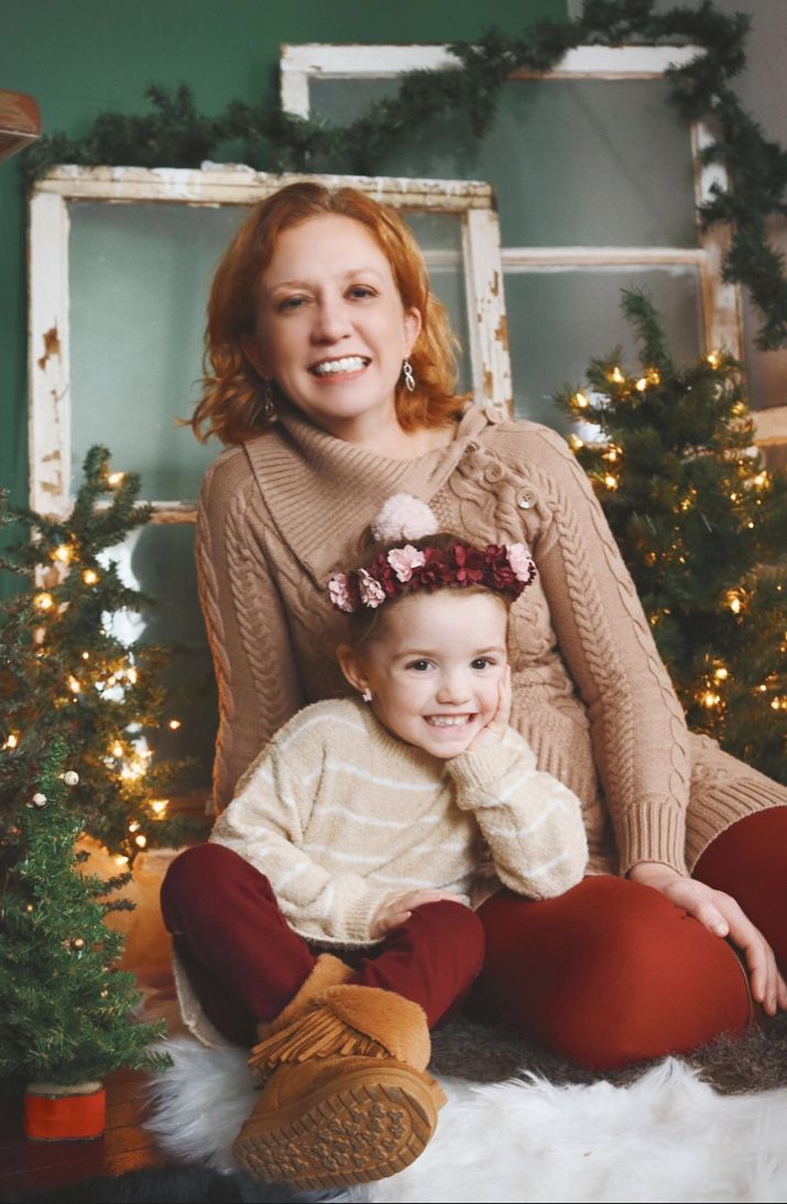 Mommy and me holiday portrait 