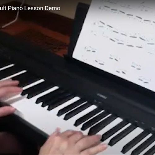 Adult Piano Lesson Online