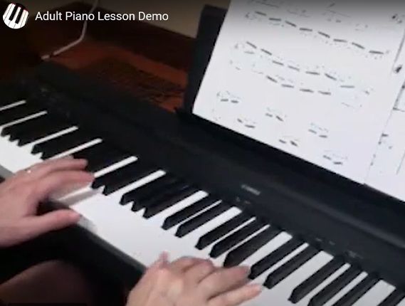 Adult Piano Lesson Online