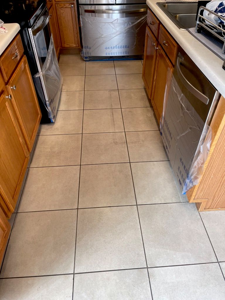Before removing sealer coating/cleaning/grout colo