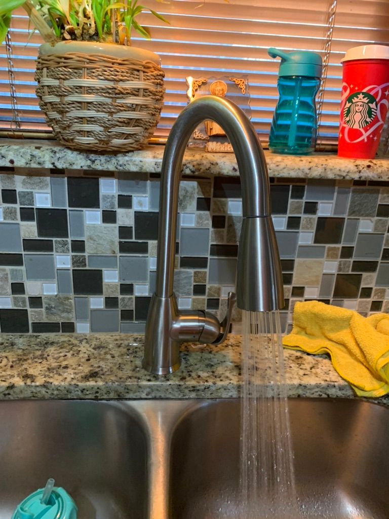 Installed new faucet. 