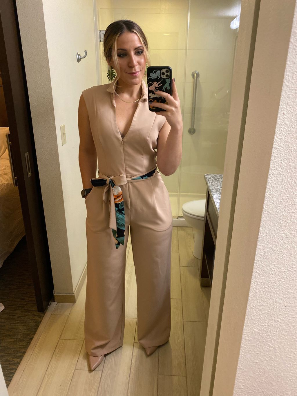 Before- Client was unsure how to style belt with j
