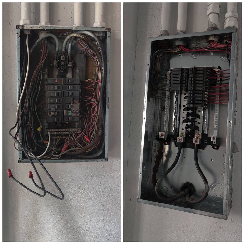 Sub-panel replacement.