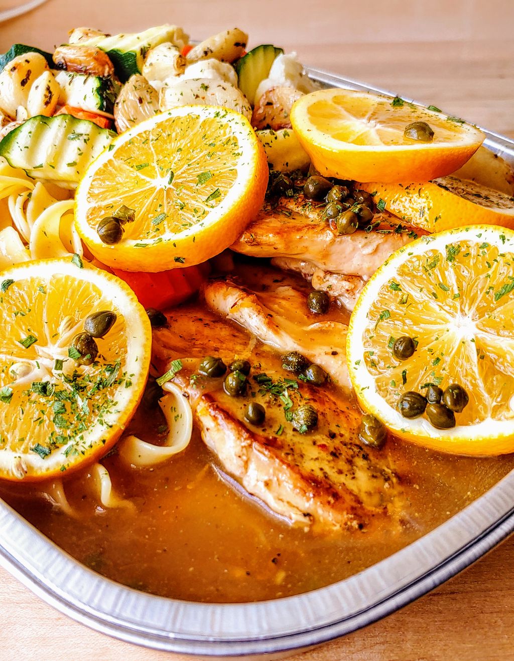 Salmon Piccata