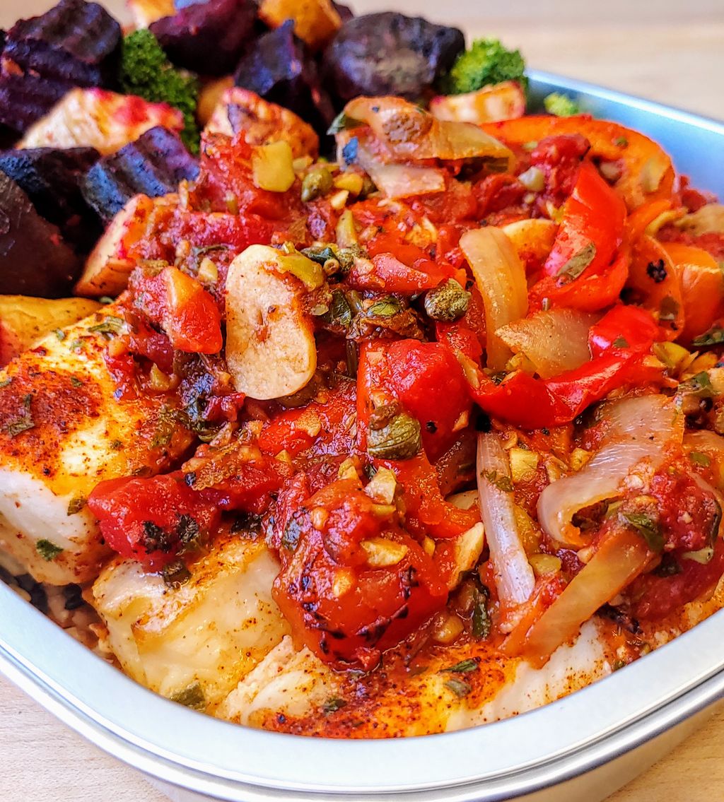 Family Serving of Wild Caught Cod Ver Cruz