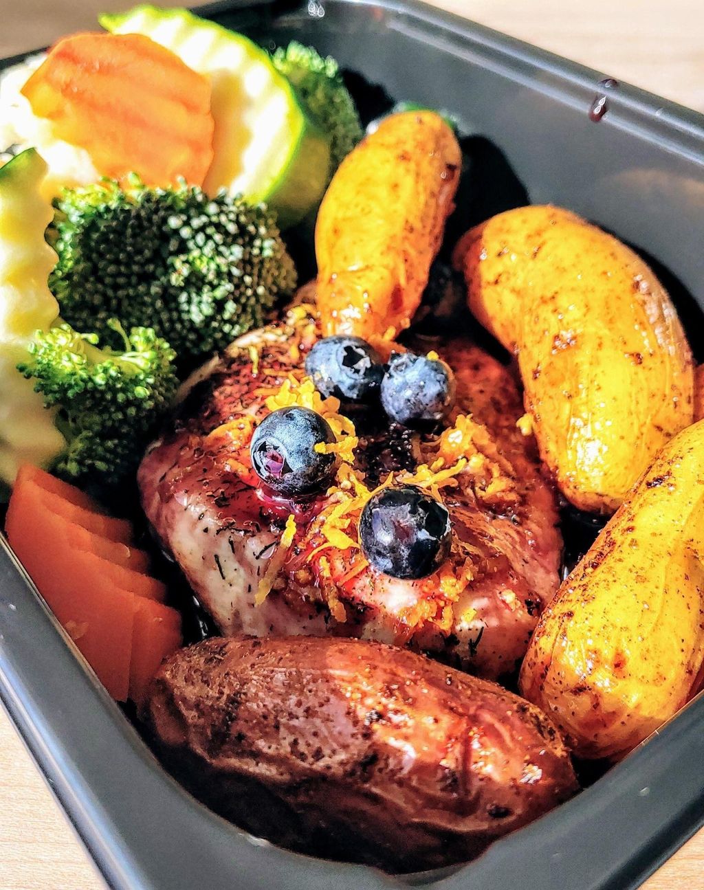 Cumberland Chicken with Blueberries