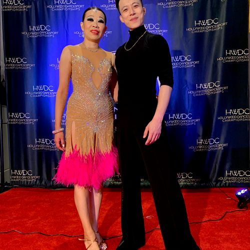 Ginny and I at the Hollywood DanceSport Championsh