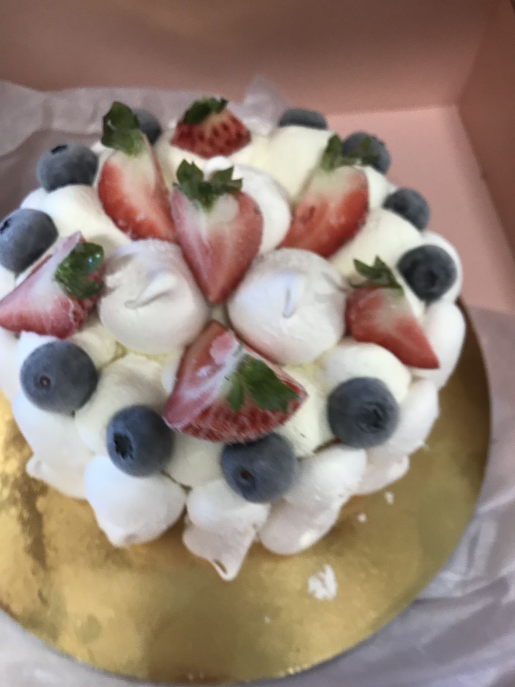 Mango Raspberry Sorbet Icecream Cake