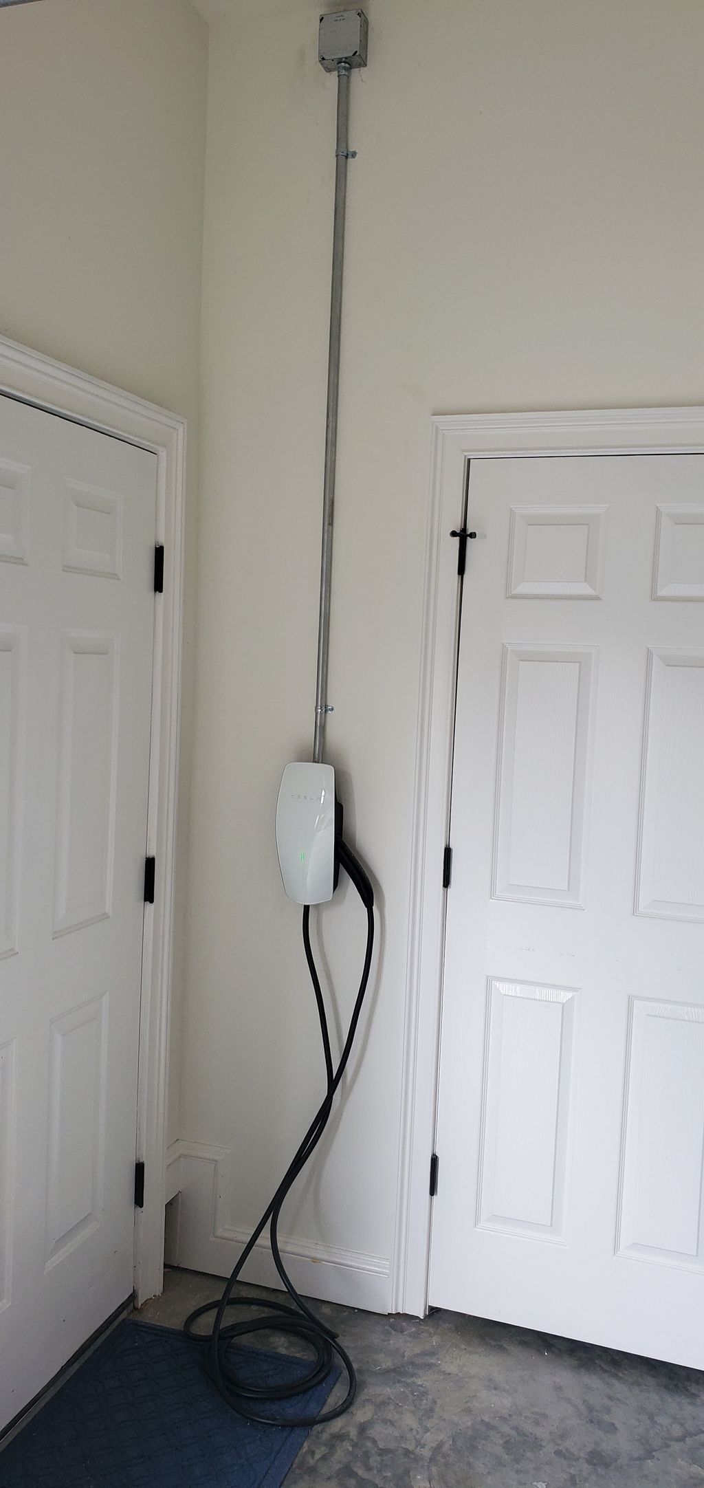 Tesla Charger Installed per Telsa requirements