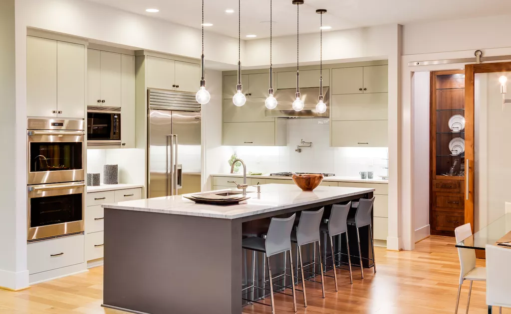 task lighting over counter in kitchen