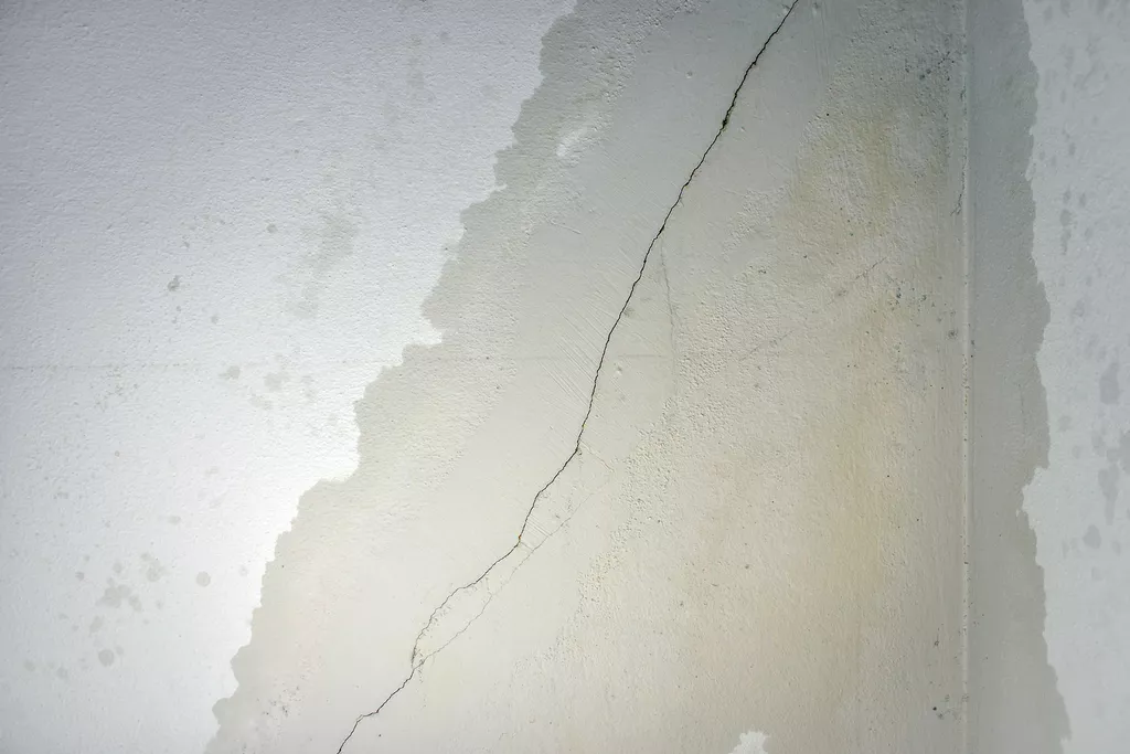 leak behind walls