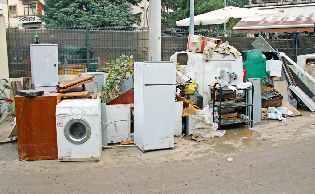 major appliances damaged by flood