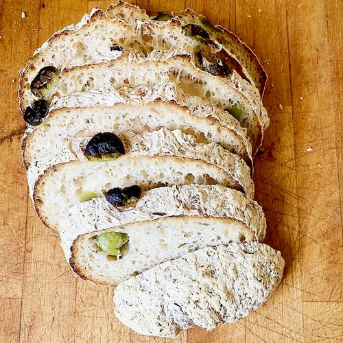 Sourdough Olive Loaf