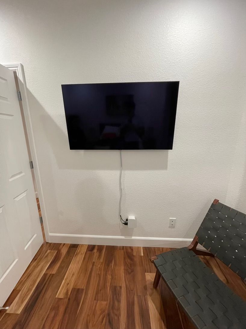 Before new outlet was installed 
