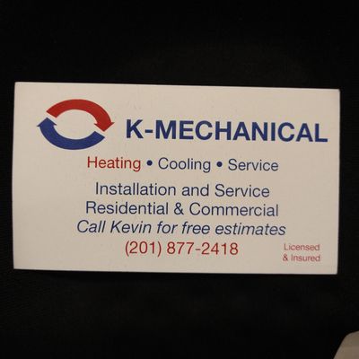 Avatar for K-MECHANICAL  HEATING AND COOLING SERVICE.