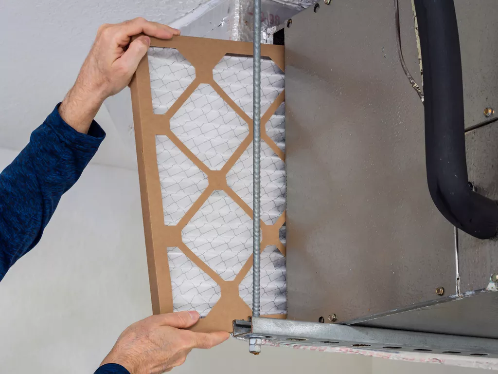 winter home maintenance HVAC filter