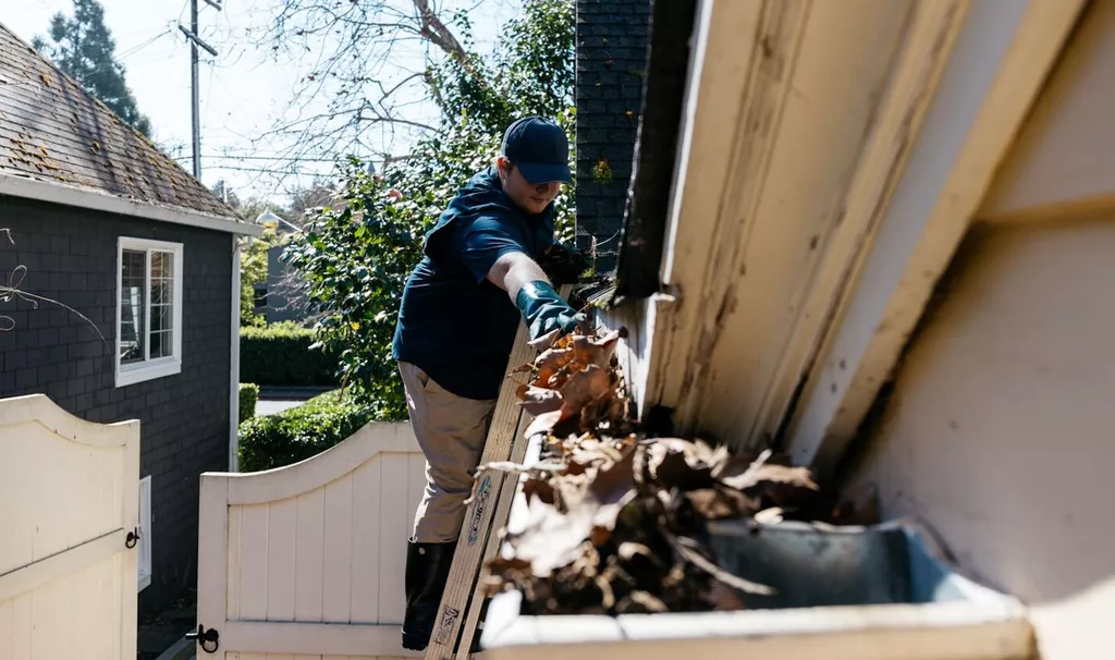 gutter cleaning winter home maintenance